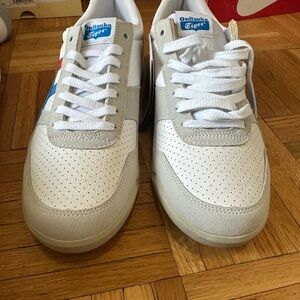 Onitsuka Tiger by Asics Men's White and Gray Sneakers